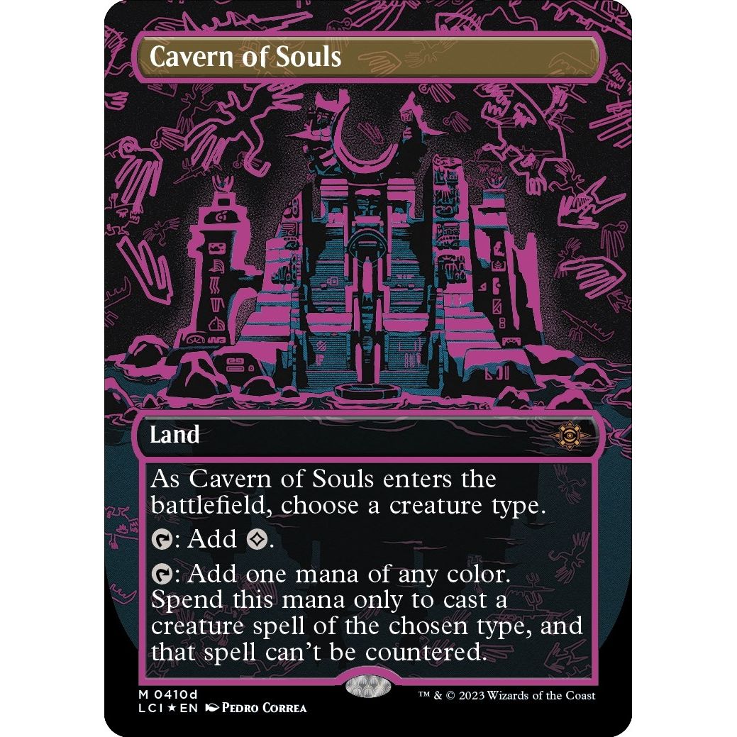 Image for Cavern of Souls (0410d) (Borderless) (410d) (LCI) - Magic: The Gathering