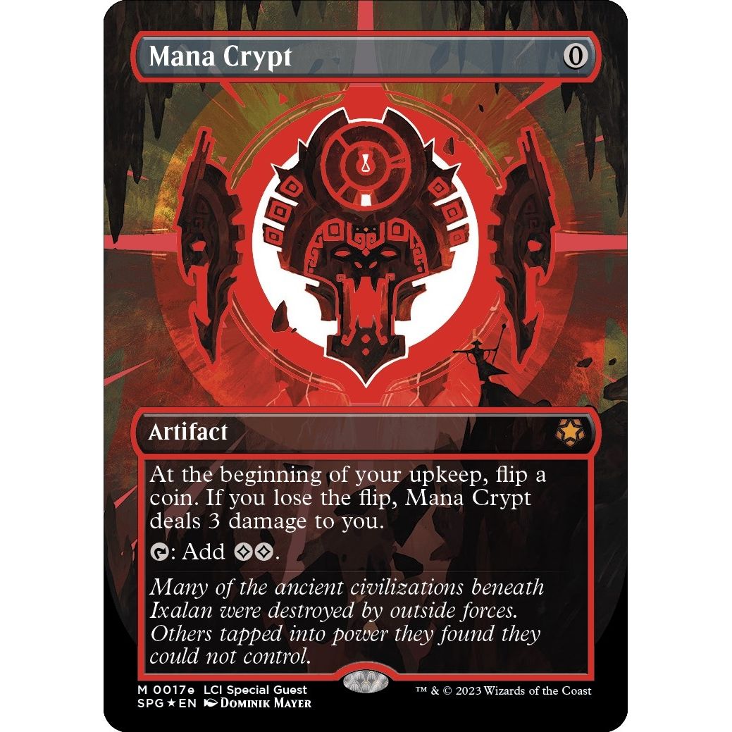 Image for Mana Crypt (0017e) (Borderless) (17e) (SPG) - Magic: The Gathering