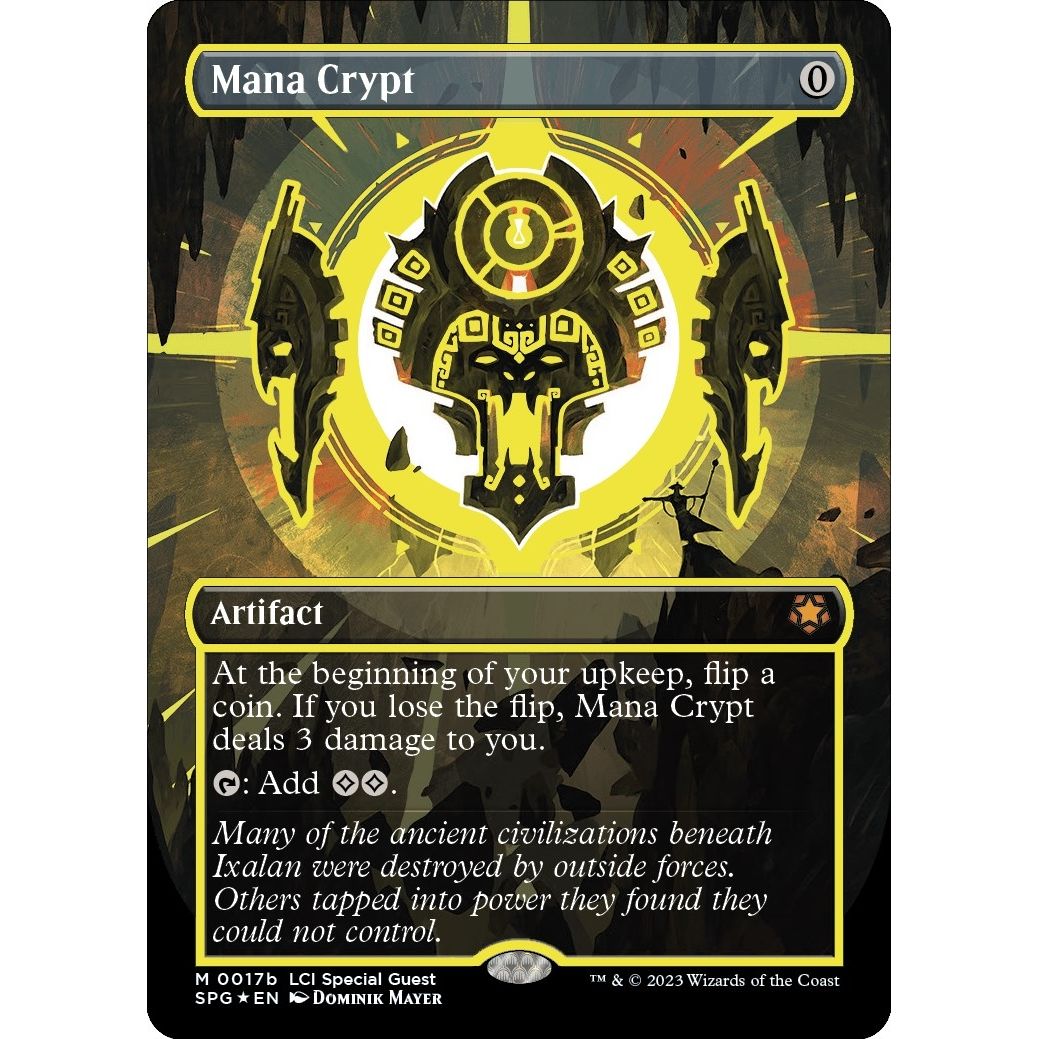 Image for Mana Crypt (0017b) (Borderless) (17b) (SPG) - Magic: The Gathering