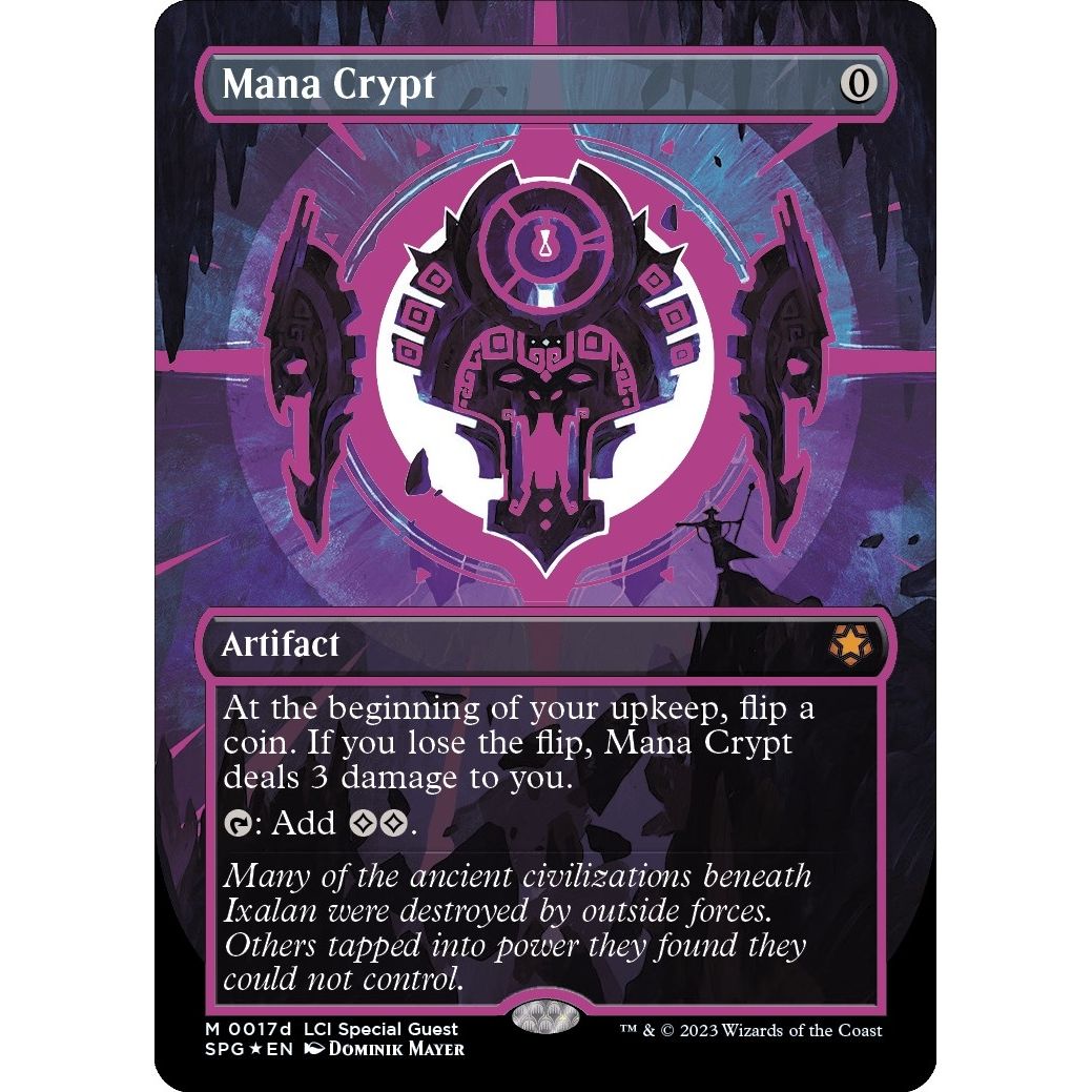 Image for Mana Crypt (0017d) (Borderless) (17d) (SPG) - Magic: The Gathering