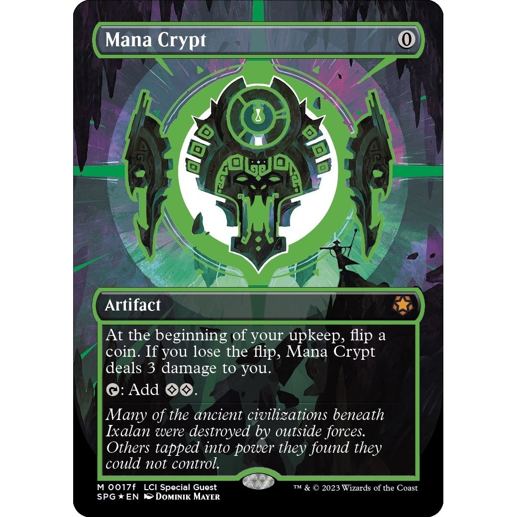Image for Mana Crypt (0017f) (Borderless) (17f) (SPG) - Magic: The Gathering