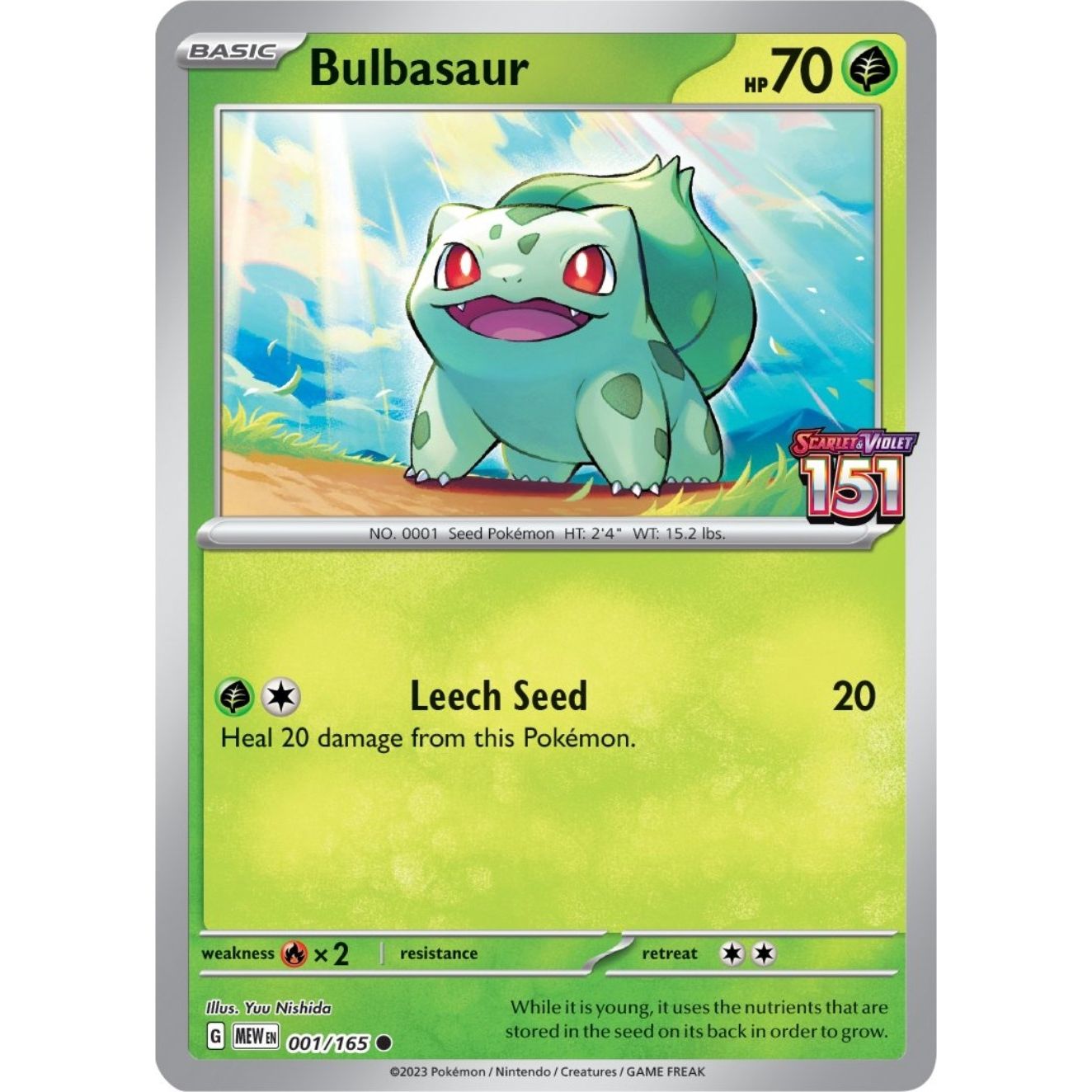 Image for Bulbasaur - 001/165 (Best Buy Exclusive) (001/165) (MCAP) - Pokemon