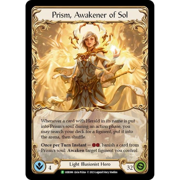 Image for Prism, Awakener of Sol - HER086 (HER086) (PR) - Flesh and Blood TCG