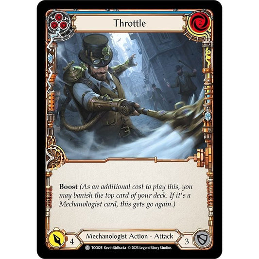 Image for Throttle (Blue) (TCC025) (TCC) - Flesh and Blood TCG