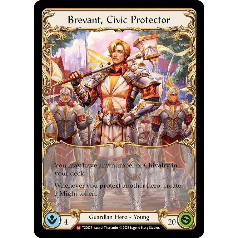 Image for Brevant, Civic Protector (TCC027) (TCC) - Flesh and Blood TCG