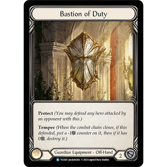 Image for Bastion of Duty (TCC029) (TCC) - Flesh and Blood TCG
