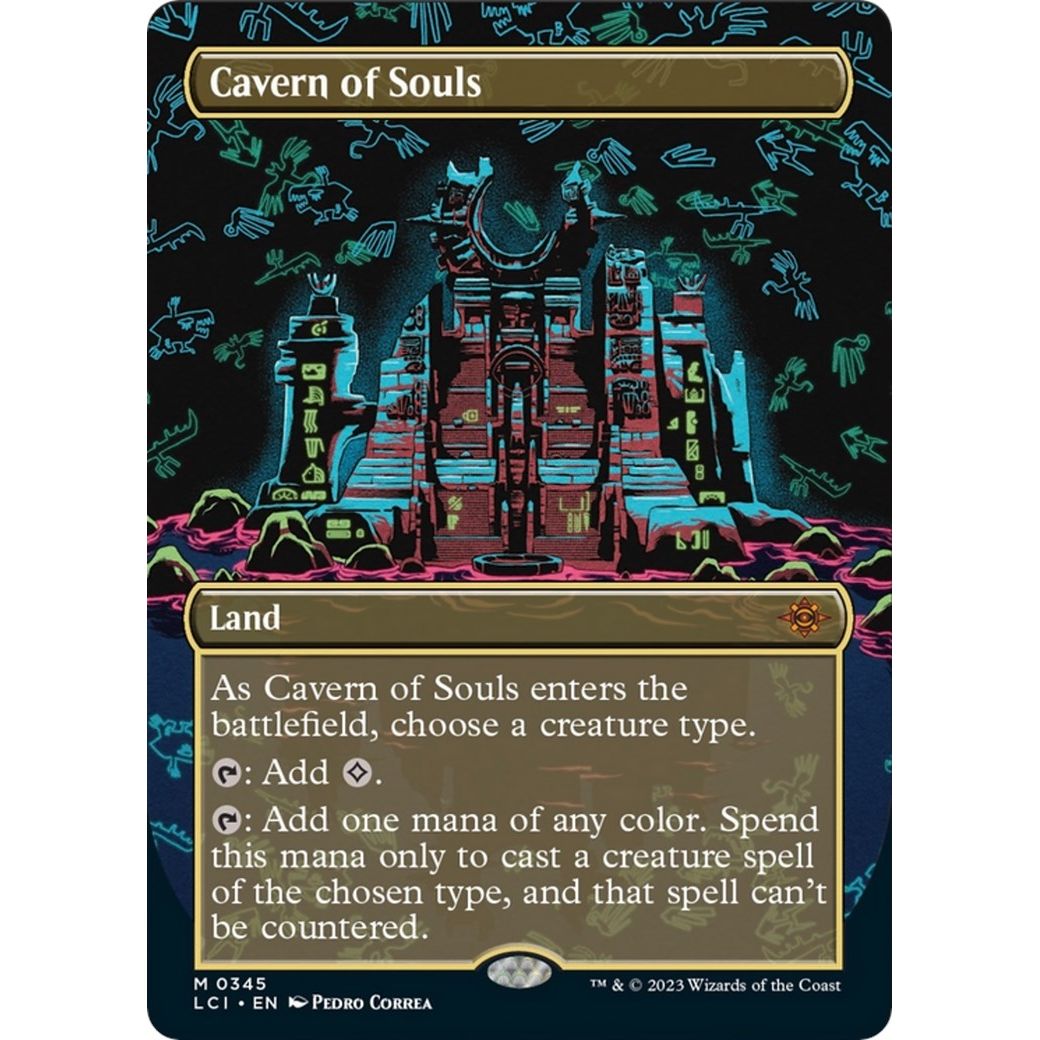 Image for Cavern of Souls (0345) (Borderless) (345) (LCI) - Magic: The Gathering