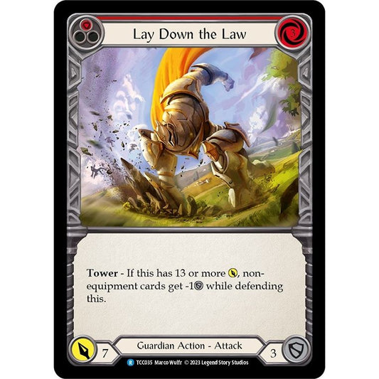 Image for Lay Down the Law (TCC035) (TCC) - Flesh and Blood TCG