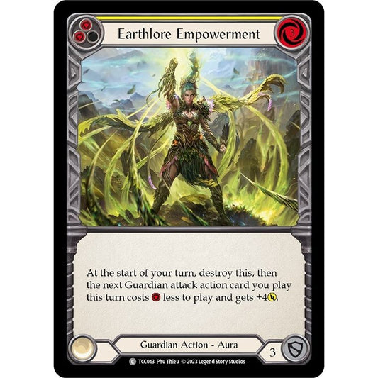 Image for Earthlore Empowerment (Yellow) (TCC043) (TCC) - Flesh and Blood TCG