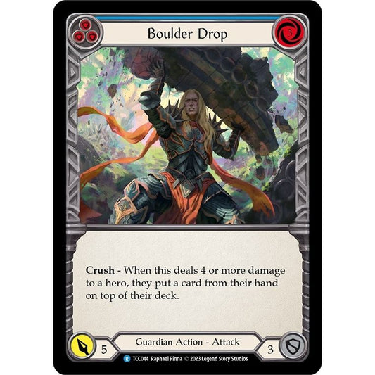 Image for Boulder Drop (Blue) (TCC044) (TCC) - Flesh and Blood TCG