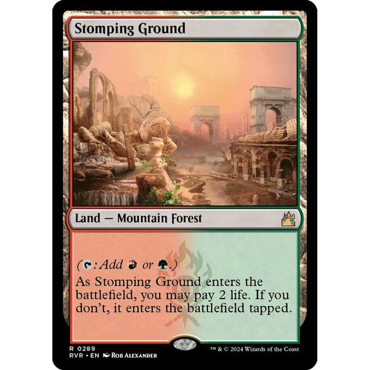 Image for Stomping Ground (289) (RVR) - Magic: The Gathering