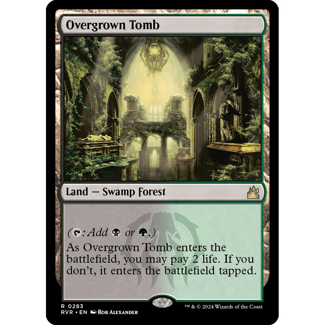 Image for Overgrown Tomb (283) (RVR) - Magic: The Gathering
