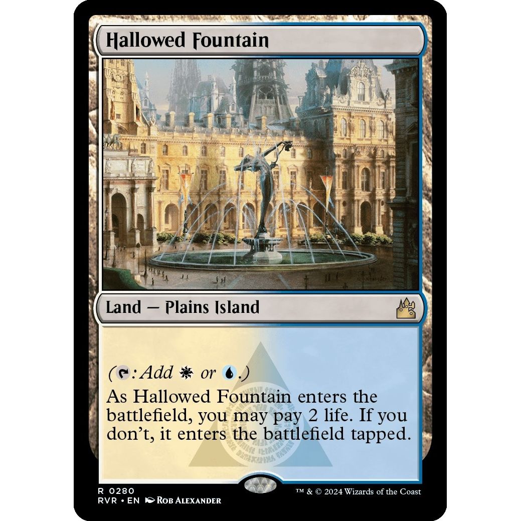 Image for Hallowed Fountain (280) (RVR) - Magic: The Gathering