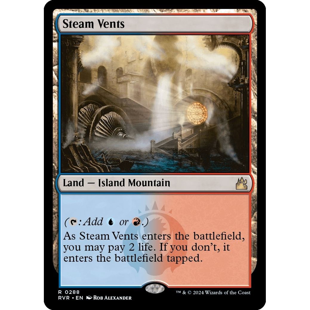Image for Steam Vents (288) (RVR) - Magic: The Gathering