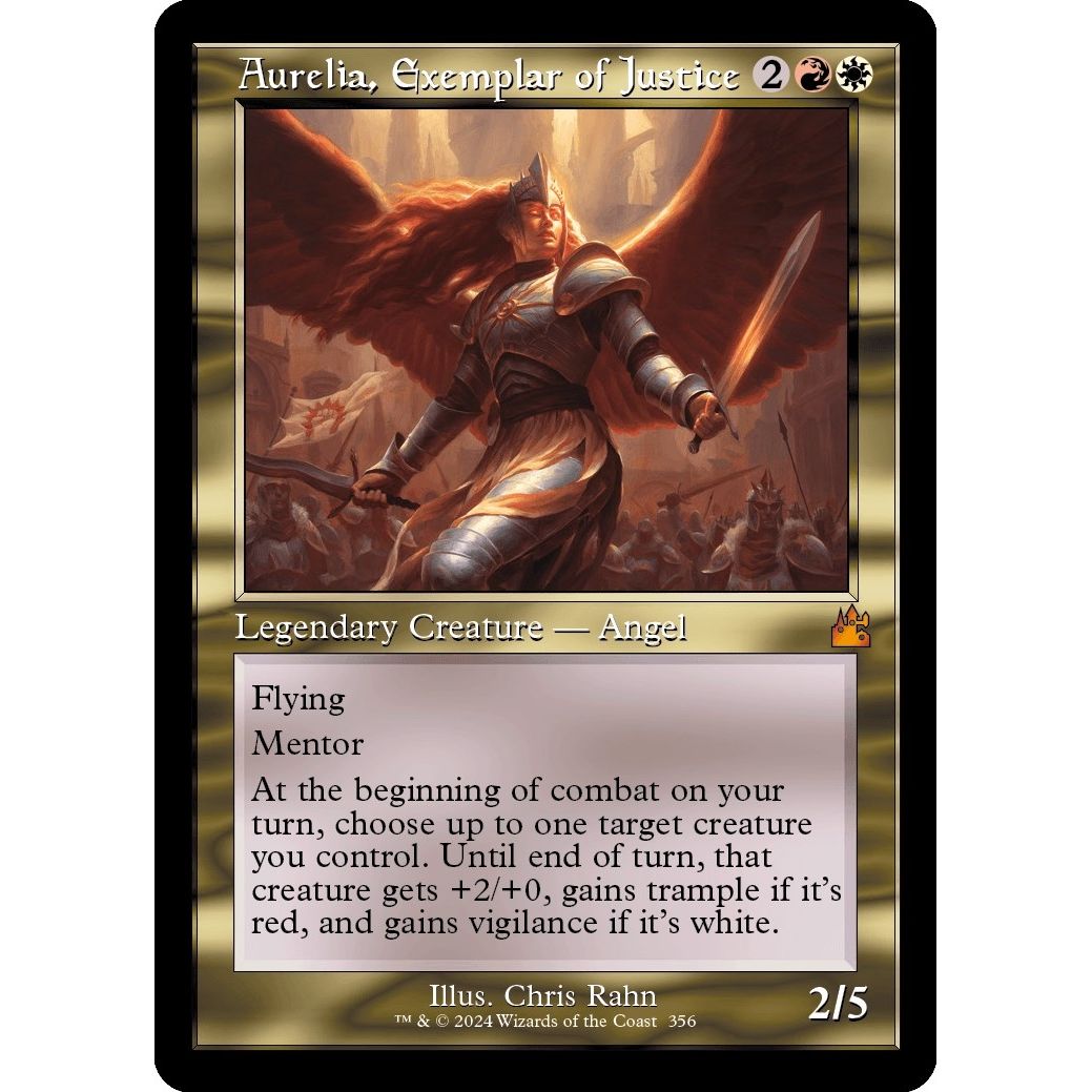 Image for Aurelia, Exemplar of Justice (Retro Frame) (356) (RVR) - Magic: The Gathering