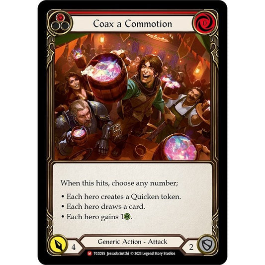 Image for Coax a Commotion (TCC055) (TCC) - Flesh and Blood TCG