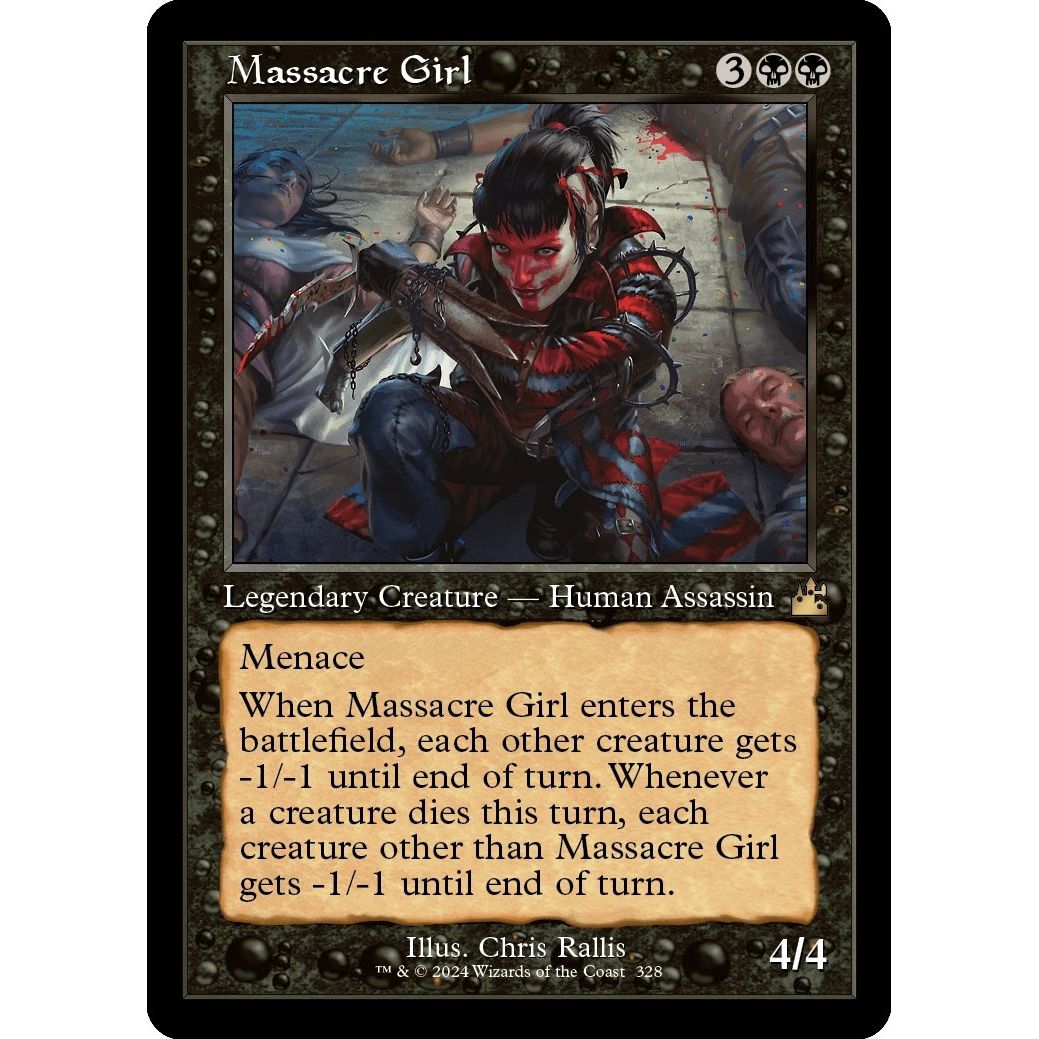 Image for Massacre Girl (Retro Frame) (328) (RVR) - Magic: The Gathering