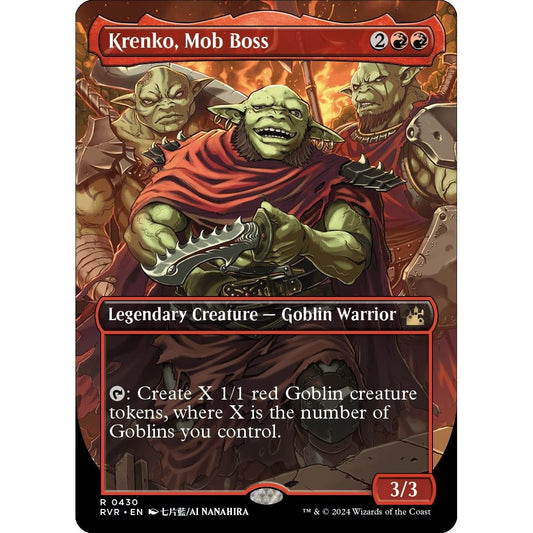 Image for Krenko, Mob Boss (Anime Borderless) (430) (RVR) - Magic: The Gathering