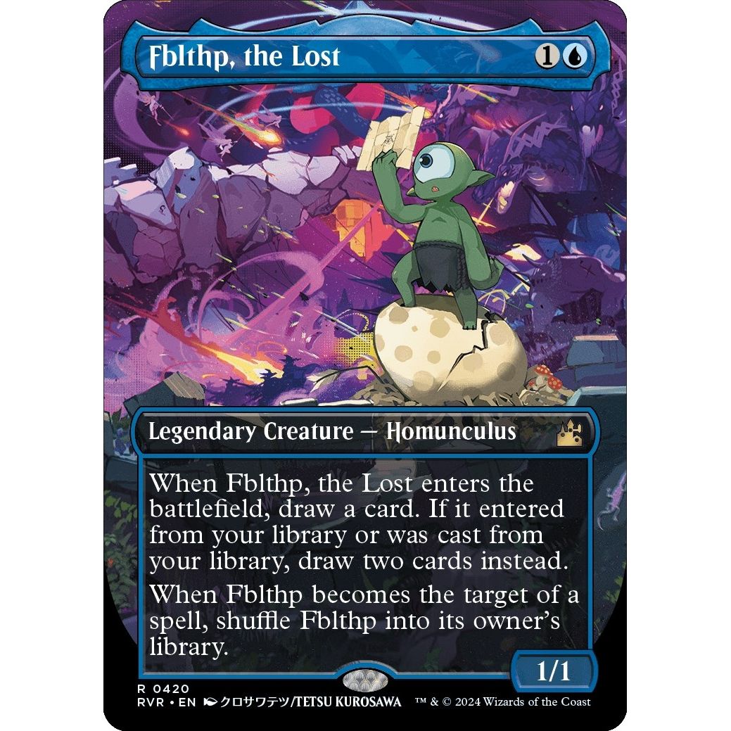 Image for Fblthp, the Lost (Anime Borderless) (420) (RVR) - Magic: The Gathering