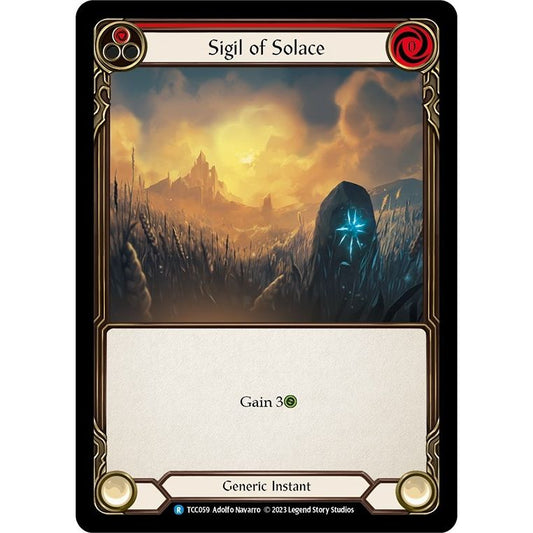 Image for Sigil of Solace (Red) (TCC059) (TCC) - Flesh and Blood TCG