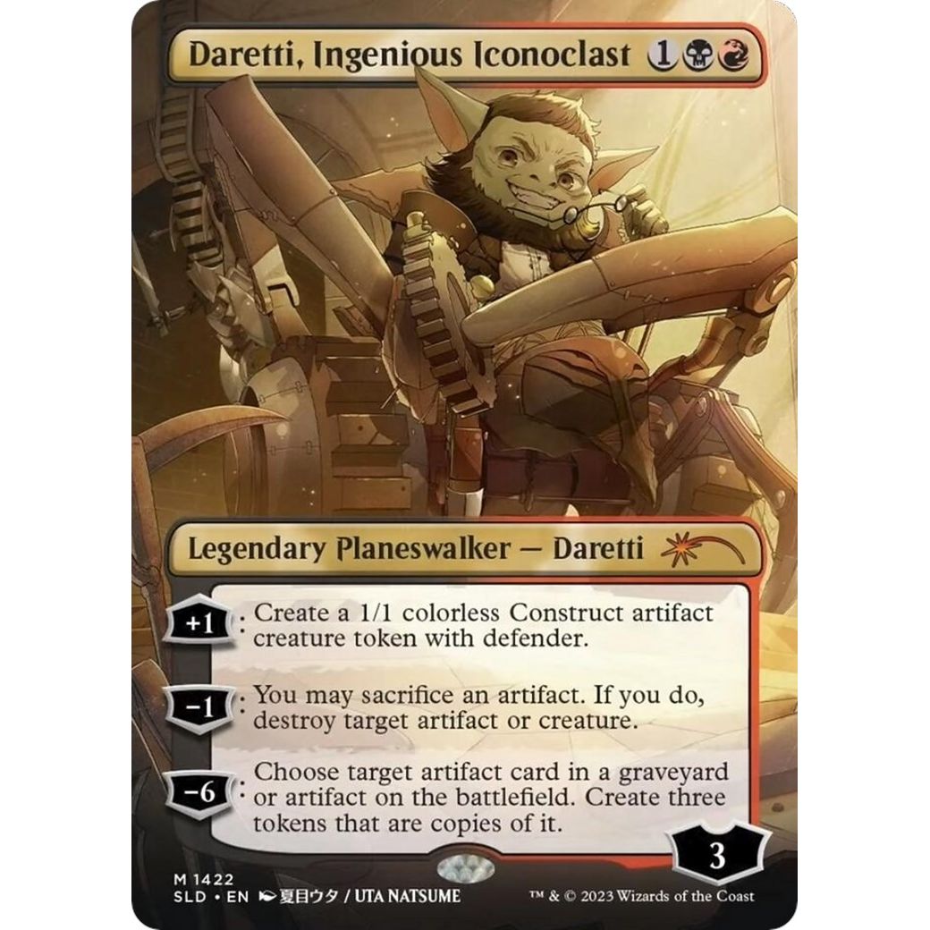 Image for Daretti, Ingenious Iconoclast (Rainbow Foil) (1422) (SLD) - Magic: The Gathering