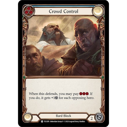 Image for Crowd Control (Blue) (TCC076) (TCC) - Flesh and Blood TCG