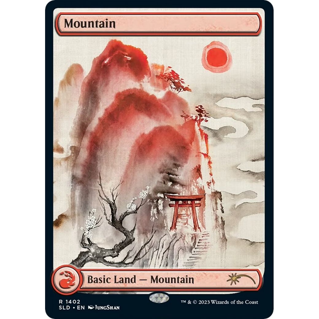 Image for Mountain (1402) (1402) (SLD) - Magic: The Gathering