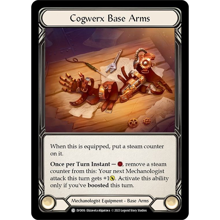 Image for Cogwerx Base Arms (EVO016) (EVO) - Flesh and Blood TCG