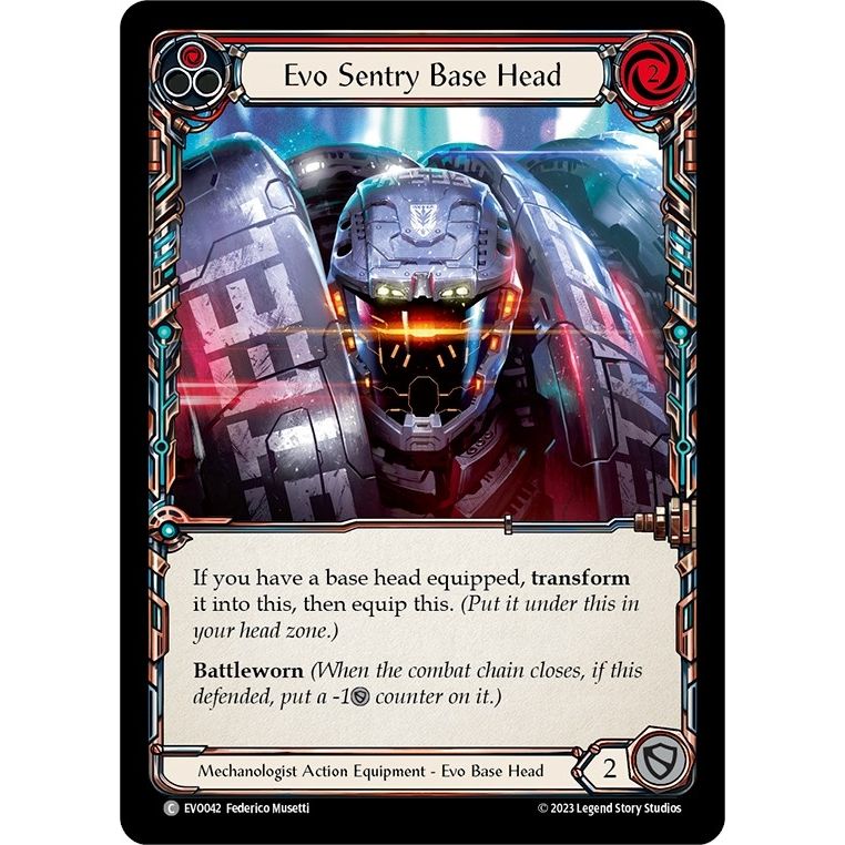 Image for Evo Sentry Base Head (EVO042) (EVO) - Flesh and Blood TCG