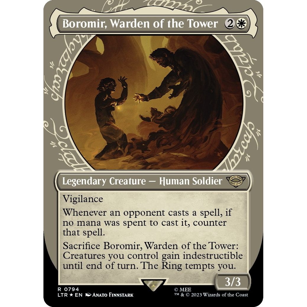 Image for Boromir, Warden of the Tower (Showcase) (Surge Foil) (794) (LTR) - Magic: The Gathering