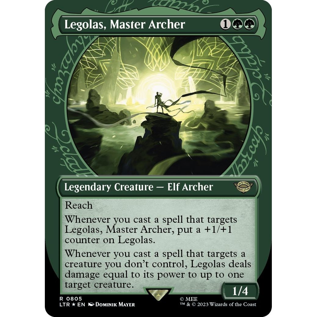Image for Legolas, Master Archer (Showcase) (Surge Foil) (805) (LTR) - Magic: The Gathering