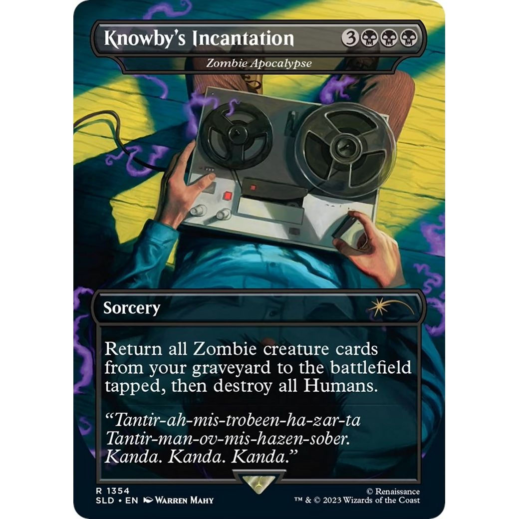 Image for Knowby's Incantation - Zombie Apocalypse (1354) (SLD) - Magic: The Gathering