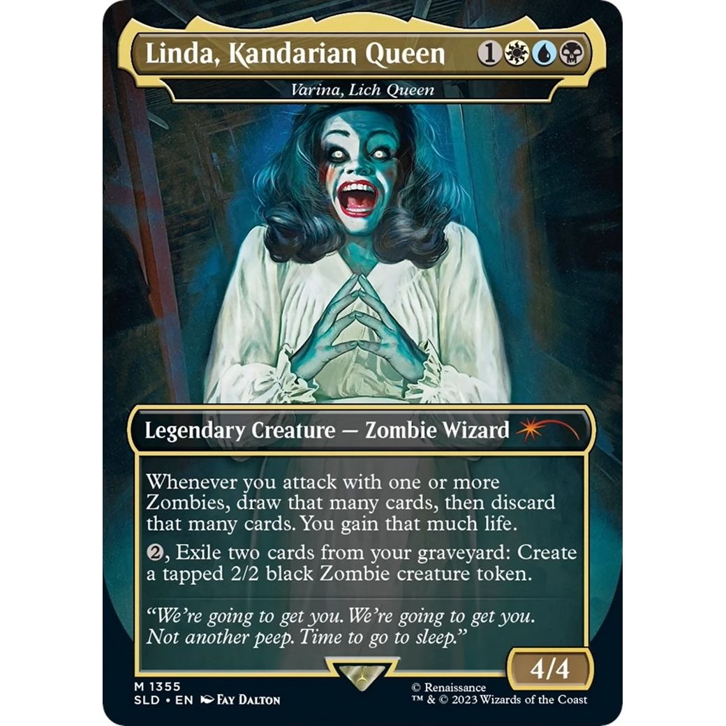 Image for Linda, Kandarian Queen - Varina, Lich Queen (1355) (SLD) - Magic: The Gathering