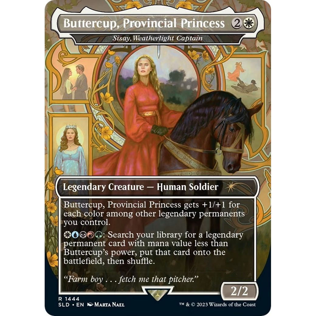 Image for Buttercup, Provincial Princess - Sisay, Weatherlight Captain (1444) (SLD) - Magic: The Gathering