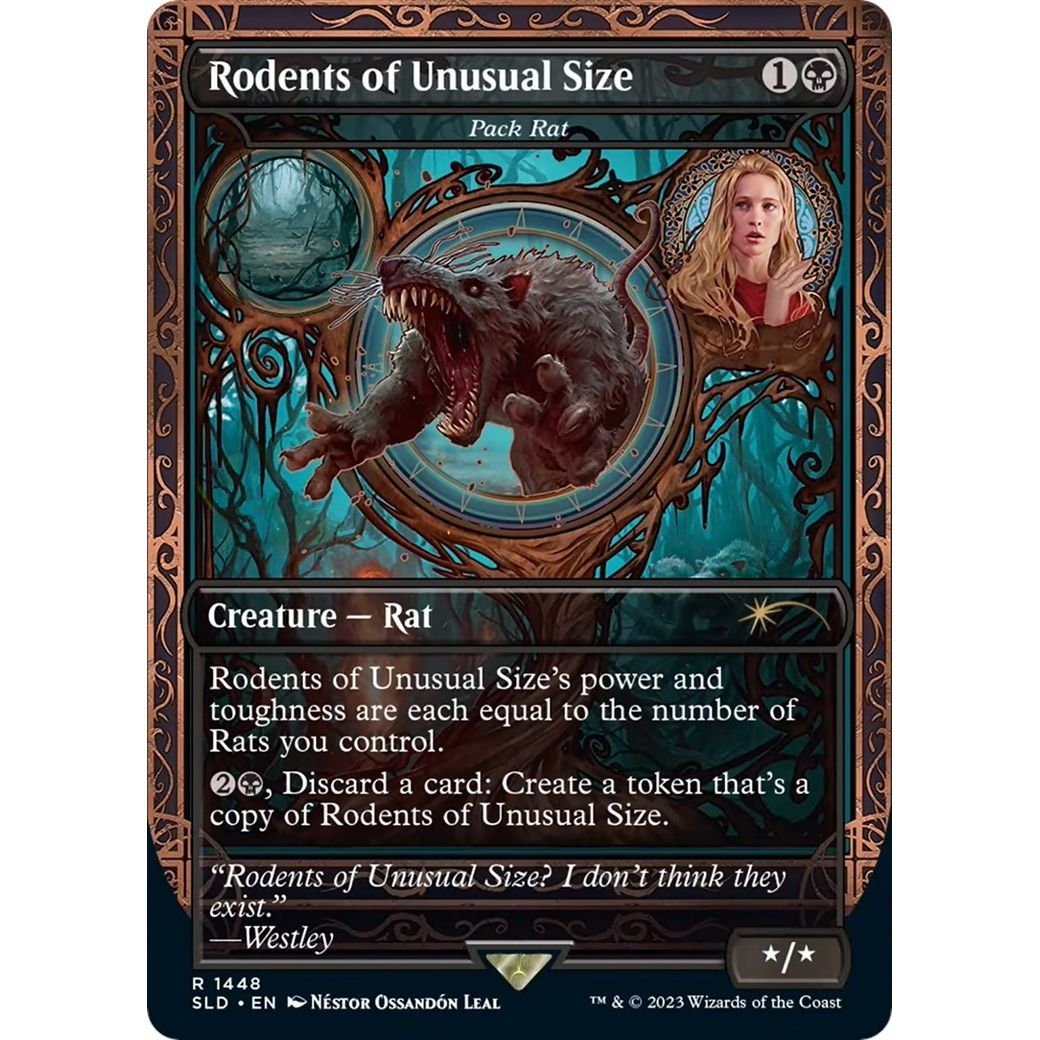 Image for Rodents of Unusual Size - Pack Rat (1448) (SLD) - Magic: The Gathering