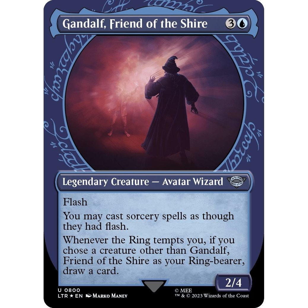 Image for Gandalf, Friend of the Shire (Showcase) (Surge Foil) (800) (LTR) - Magic: The Gathering