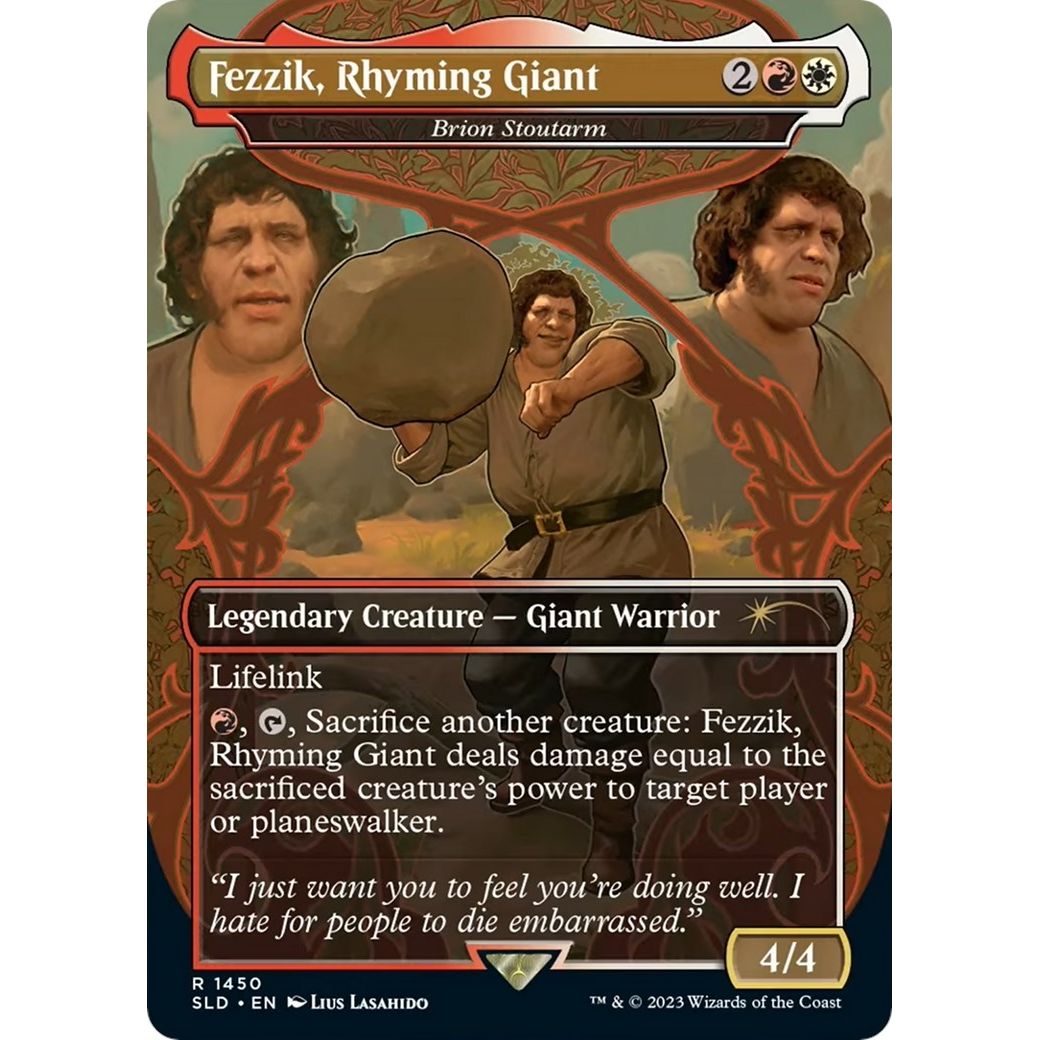 Image for Fezzik, Rhyming Giant - Brion Stoutarm (1450) (SLD) - Magic: The Gathering
