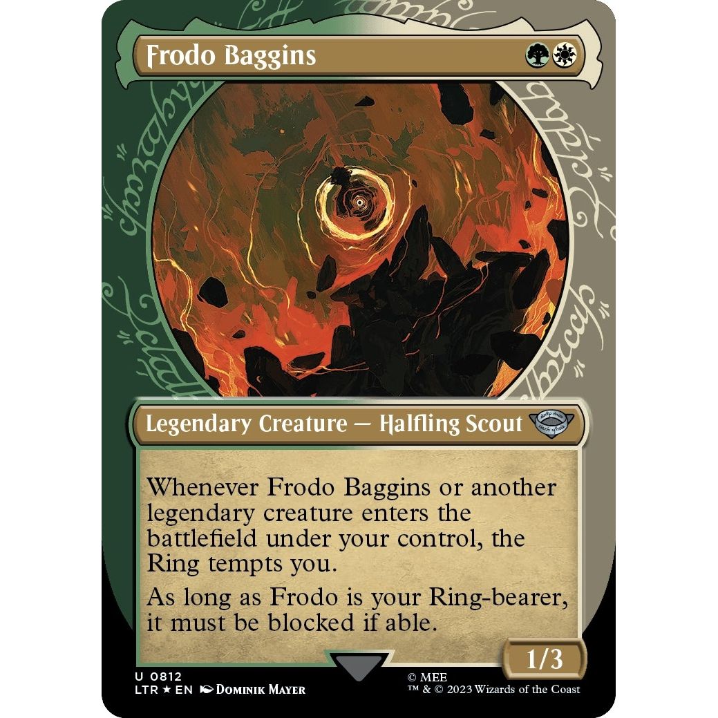 Image for Frodo Baggins (Showcase) (Surge Foil) (812) (LTR) - Magic: The Gathering