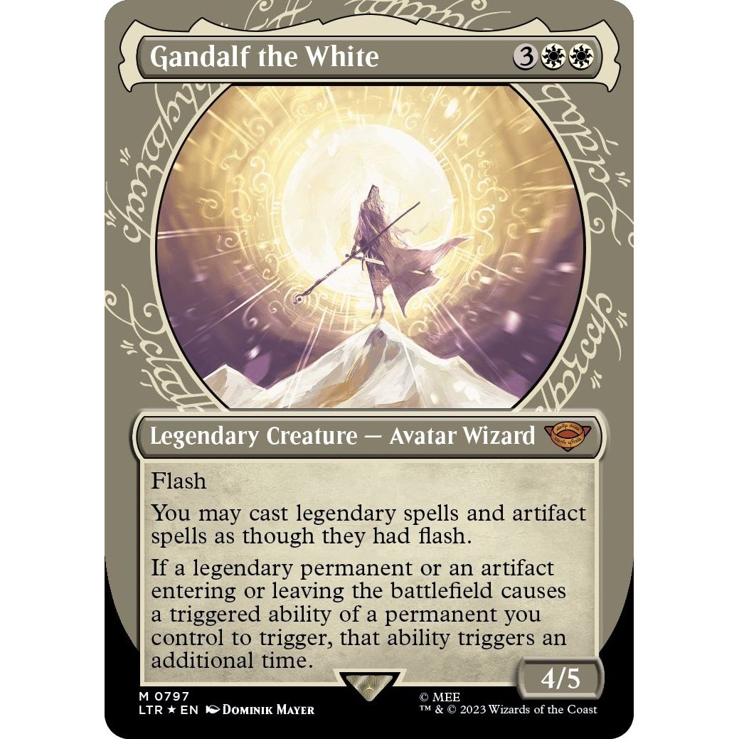 Image for Gandalf the White (Showcase) (Surge Foil) (797) (LTR) - Magic: The Gathering