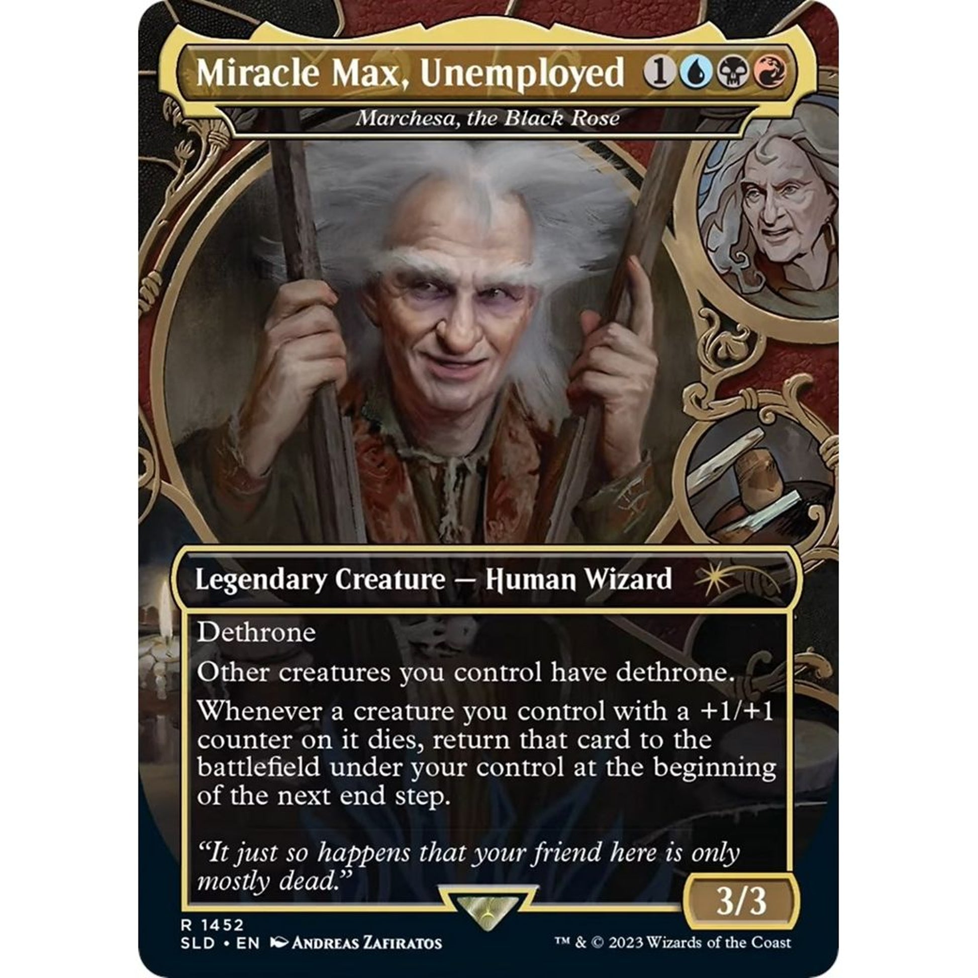 Image for Miracle Max, Unemployed - Marchesa, the Black Rose (1452) (SLD) - Magic: The Gathering