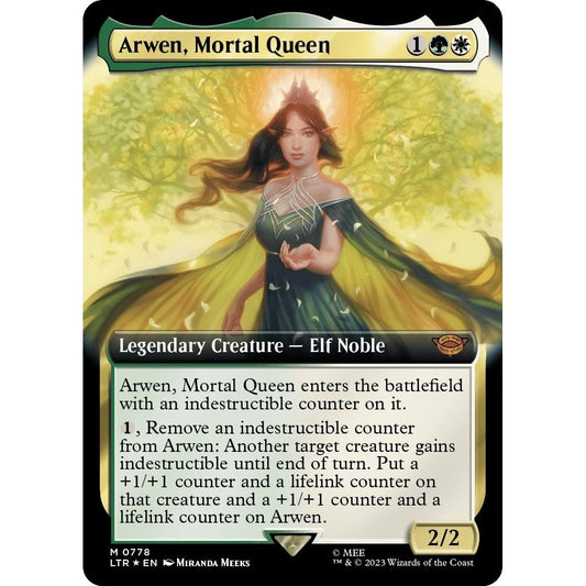 Image for Arwen, Mortal Queen (Extended Art) (Surge Foil) (778) (LTR) - Magic: The Gathering