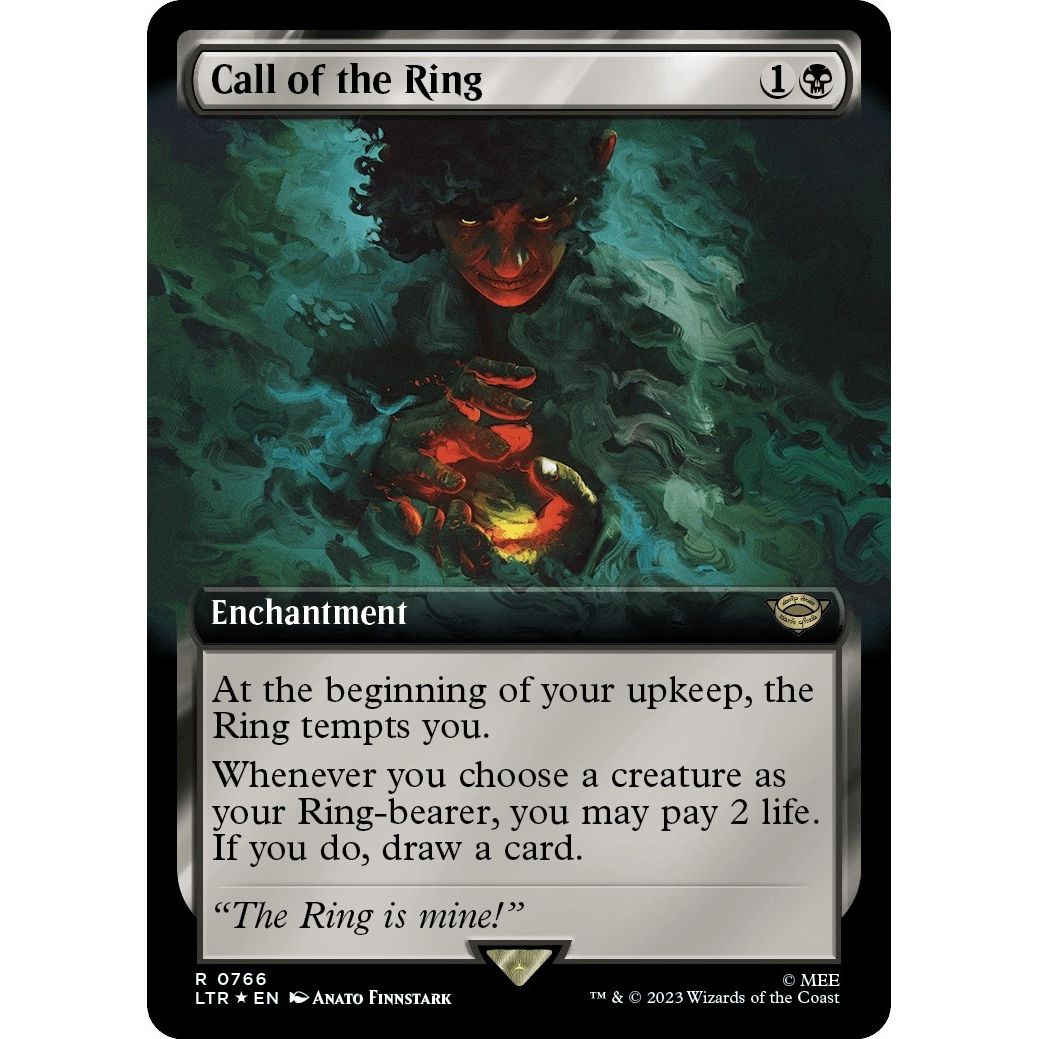 Image for Call of the Ring (Extended Art) (Surge Foil) (766) (LTR) - Magic: The Gathering