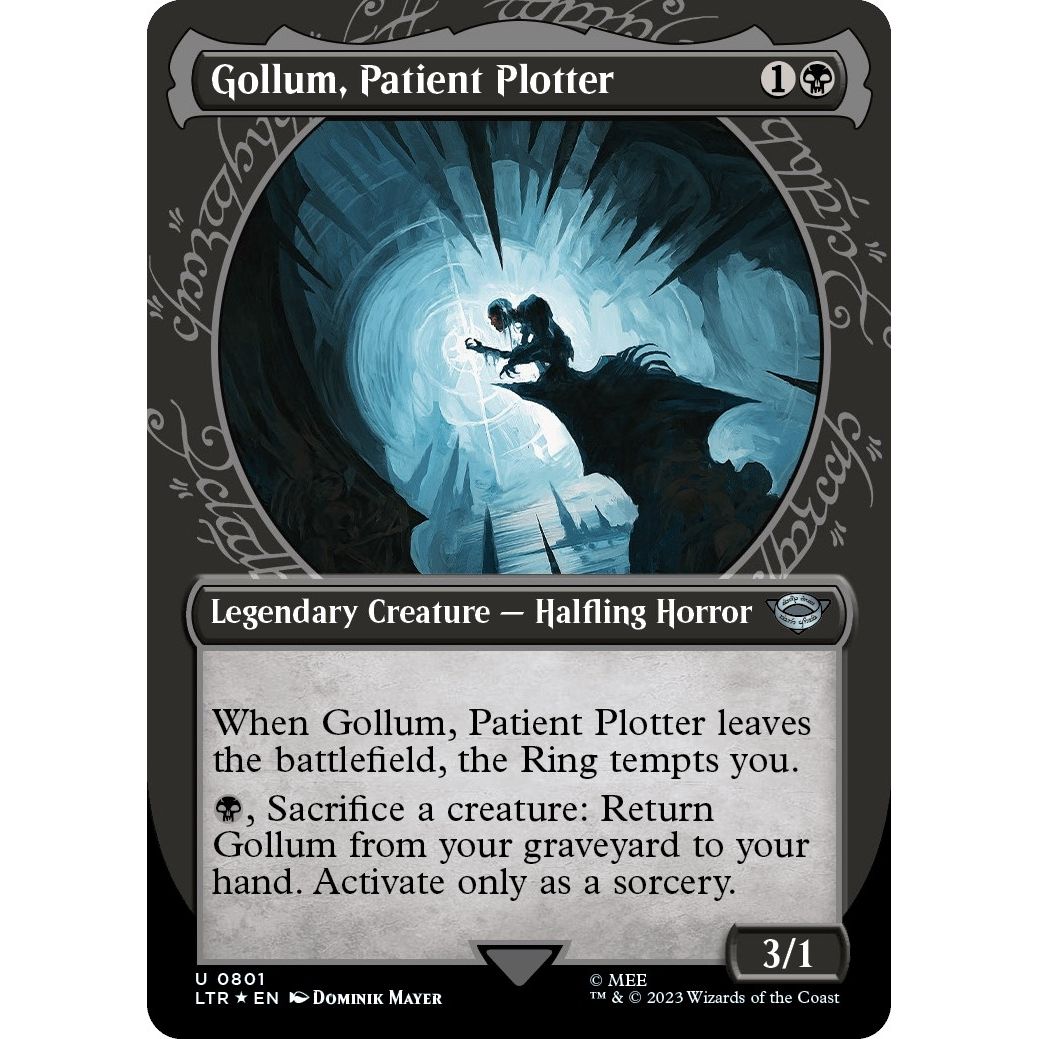 Image for Gollum, Patient Plotter (Showcase) (Surge Foil) (801) (LTR) - Magic: The Gathering