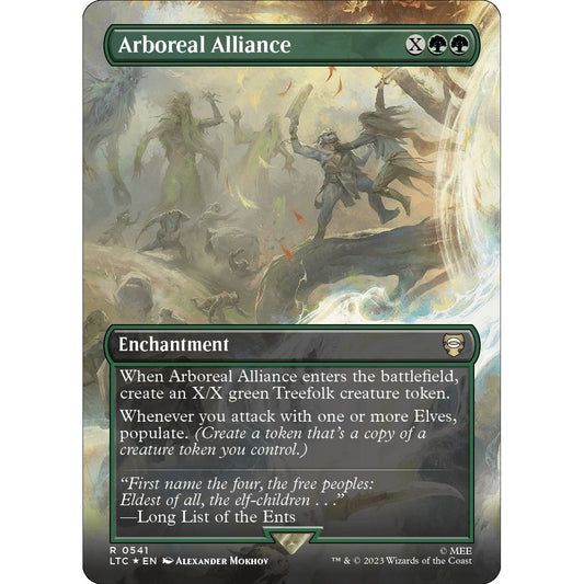 Image for Arboreal Alliance (Borderless) (Surge Foil) (541) (LTC) - Magic: The Gathering