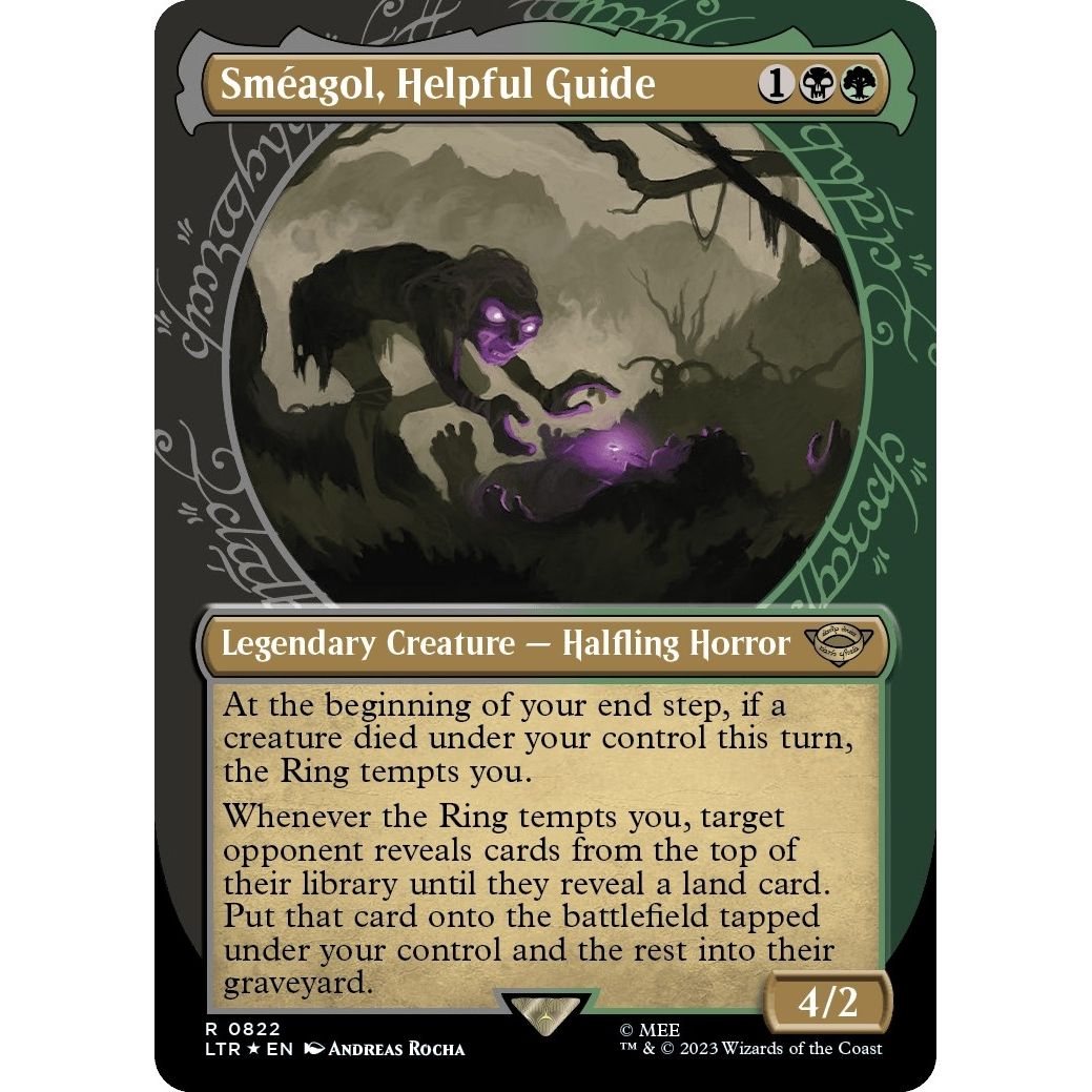 Image for Smeagol, Helpful Guide (Showcase) (Surge Foil) (822) (LTR) - Magic: The Gathering