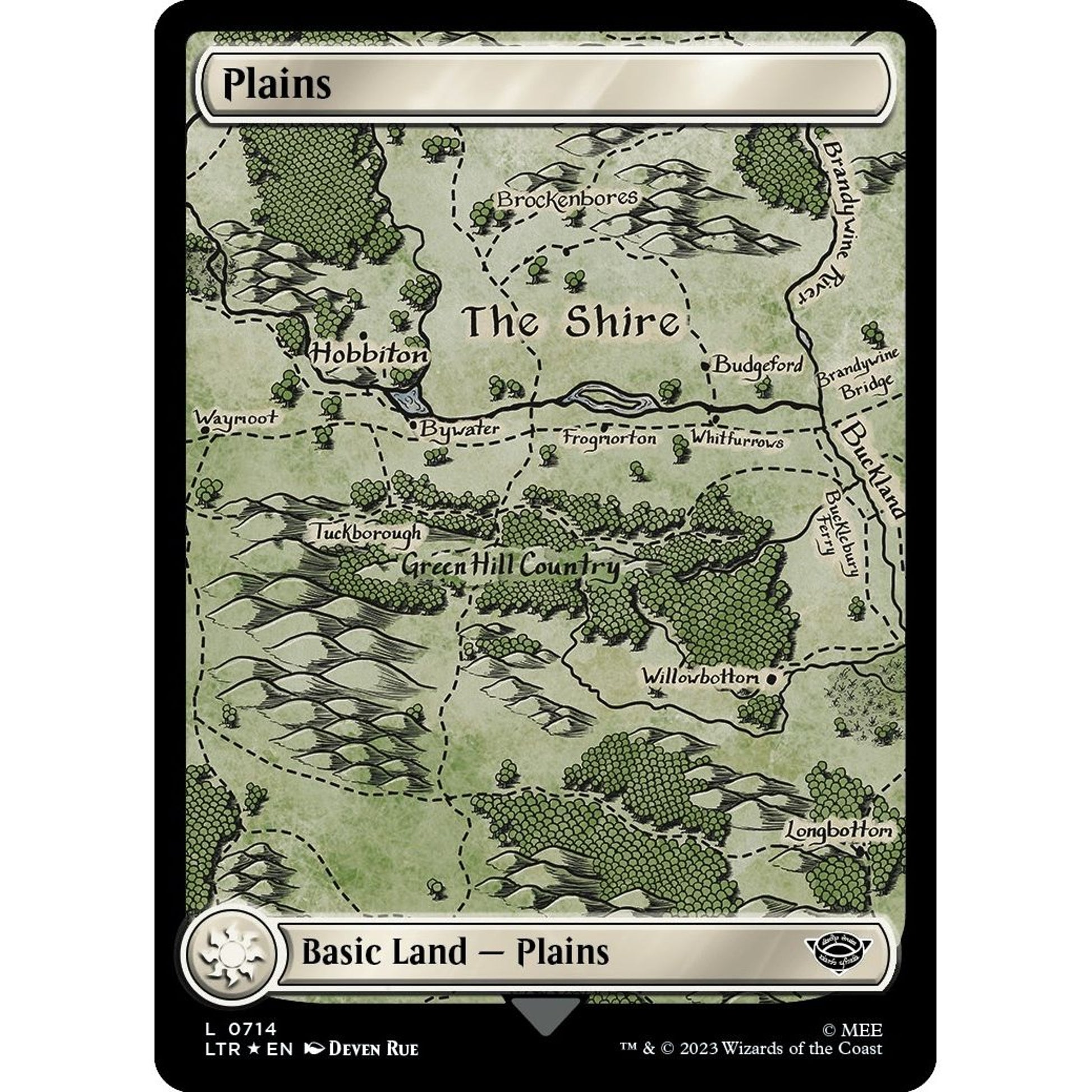 Image for Plains (0714) (Surge Foil) (714) (LTR) - Magic: The Gathering
