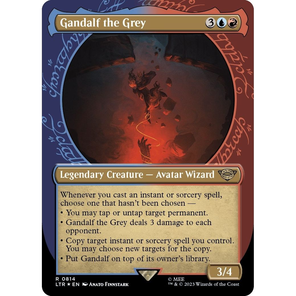 Image for Gandalf the Grey (Showcase) (Surge Foil) (814) (LTR) - Magic: The Gathering