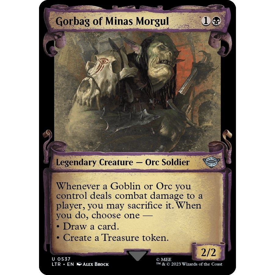 Image for Gorbag of Minas Morgul (Showcase Scrolls) (537) (LTR) - Magic: The Gathering