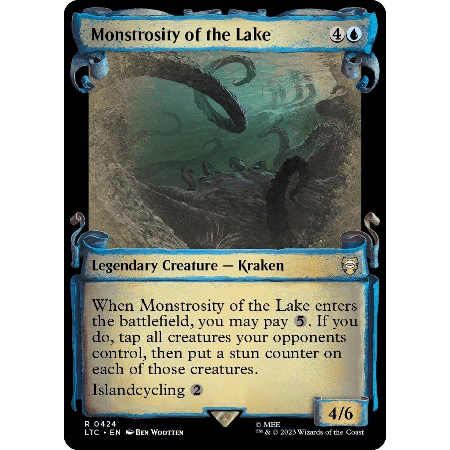Image for Monstrosity of the Lake (Showcase Scrolls) (424) (LTC) - Magic: The Gathering