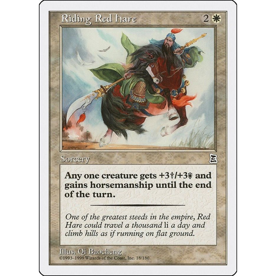 Image for Riding Red Hare (18) (PTK) - Magic: The Gathering